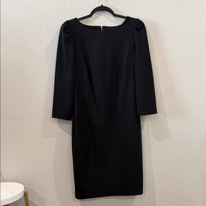Calvin Klein Classic Black Long Sleeve Dress